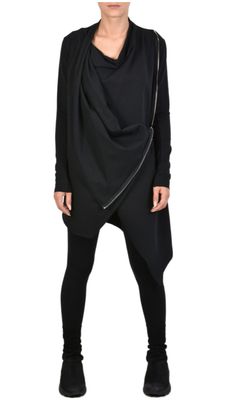 Draped Asymmetrical Jacket