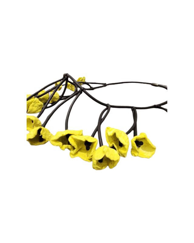 Yellow Bloom Statement Necklace