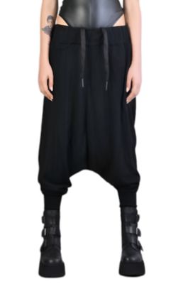 Urban Drop-Crotch Harem Pants – Contemporary Streetwear Edge