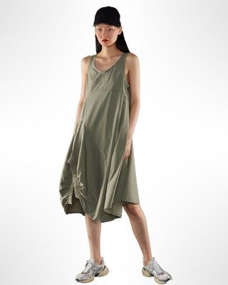 Asymmetrical Utility Dress – Functional Urban Minimalist