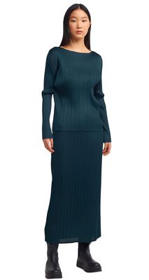 Pleated Midi Skirt – Elegant Flowing Silhouette