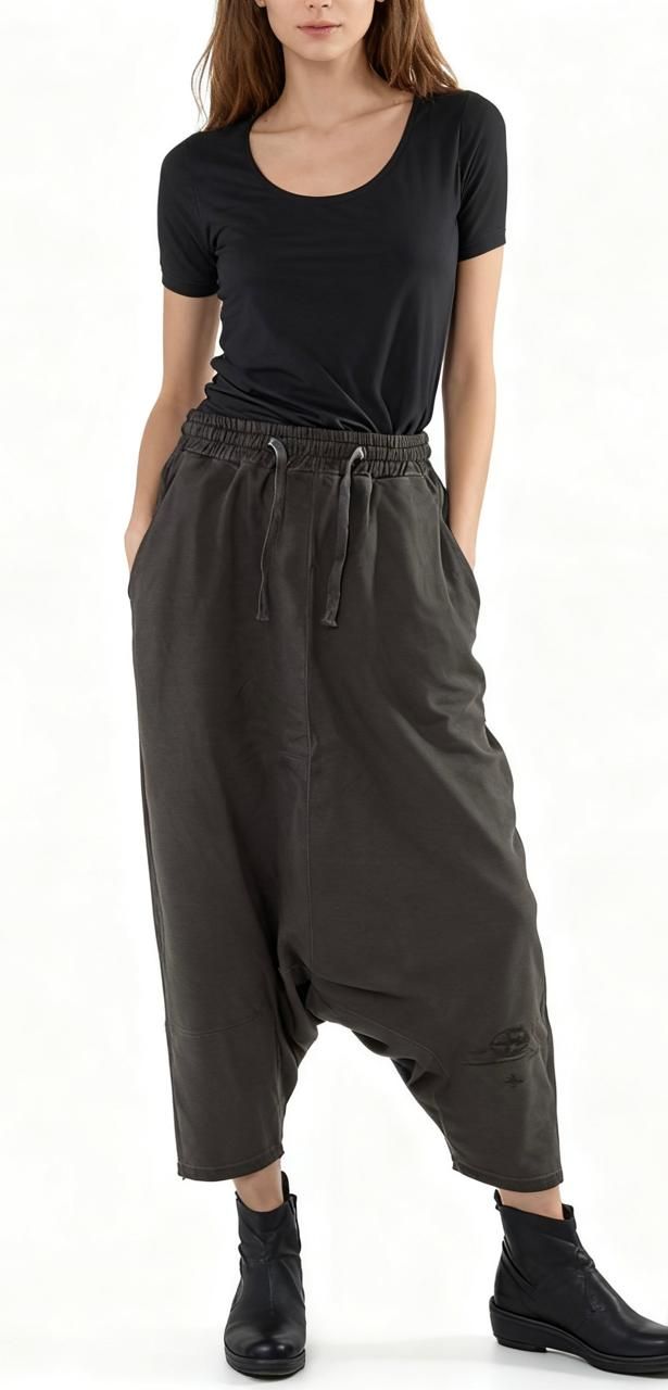 Relaxed Fit Drop Crotch Joggers – Casual &amp; Contemporary Comfort