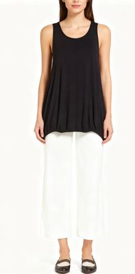 Flowy Sleeveless Tunic Top – Breezy Minimalist Style