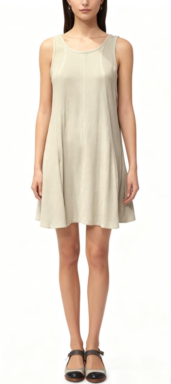 Textured Sleeveless Tunic Top – Chic Layered Silhouette
