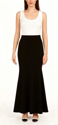 Convertible Maxi Skirt Dress – Flared Hem Versatility