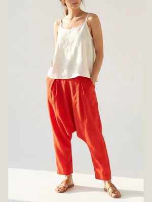 Drop Crotch Pants – Relaxed Avant-Garde Silhouette
