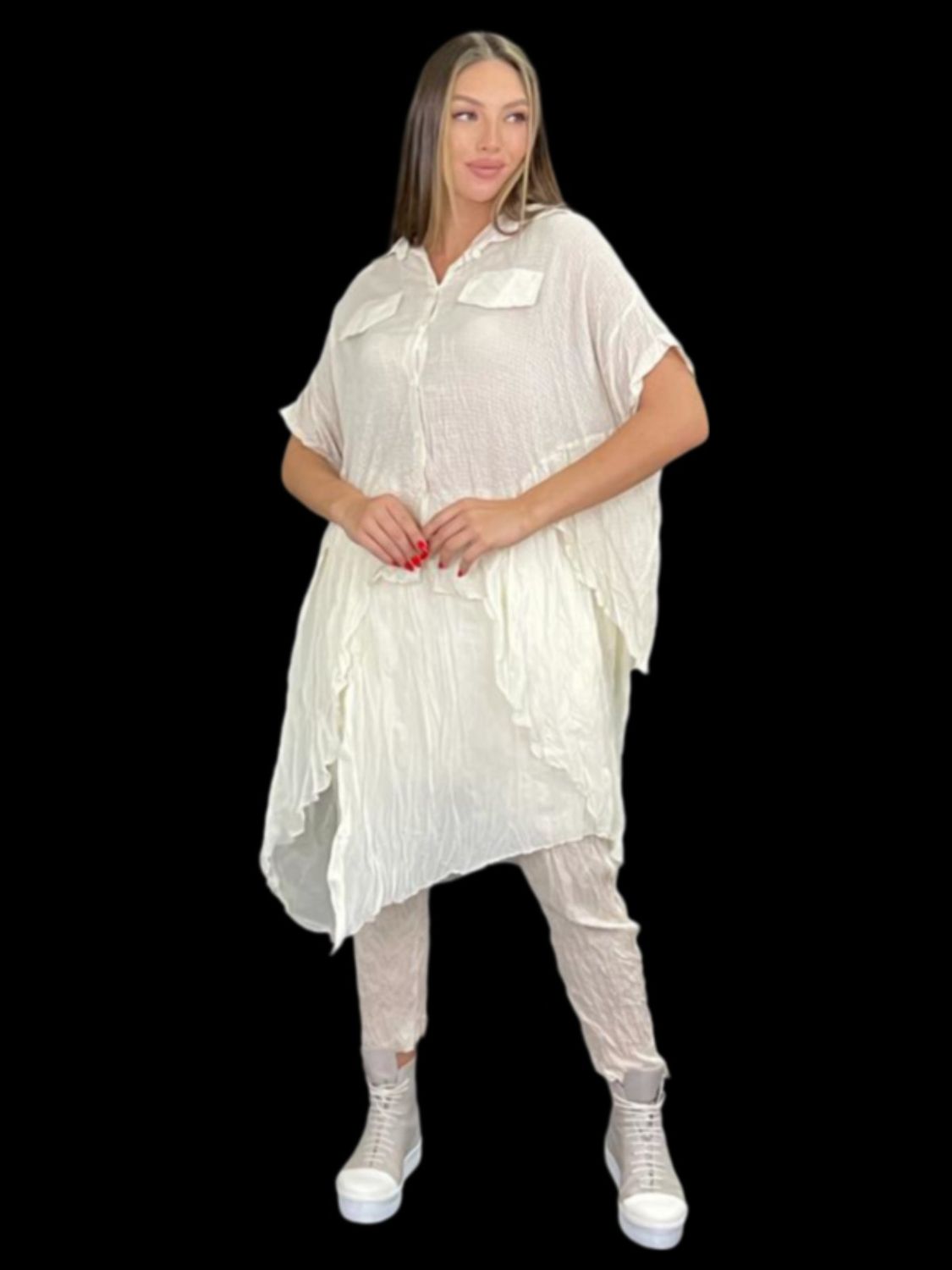 Asymmetrical Layered Pants – Contemporary Street Drape