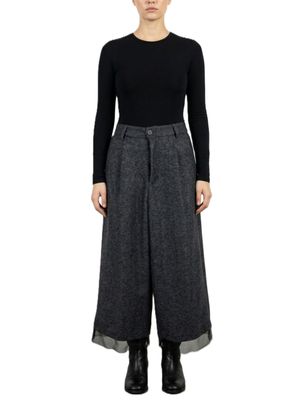 Cropped Wide-Leg Trousers – Minimalist Street Tailoring