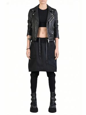 Avant-Garde Layered Skirt-Pants Hybrid – Edgy &amp; Fluid Design