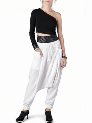 Avant-Garde Relaxed Harem Pants – Bold Comfort with Edge