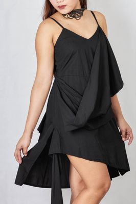 Draped Mini Dress
