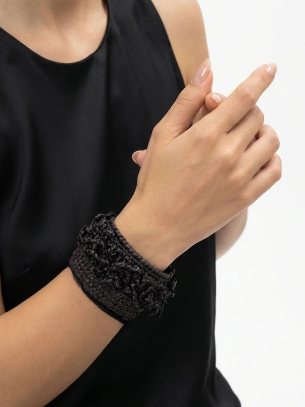 Handwoven Statement Cuff Bracelet – Artisanal Bold Accessory