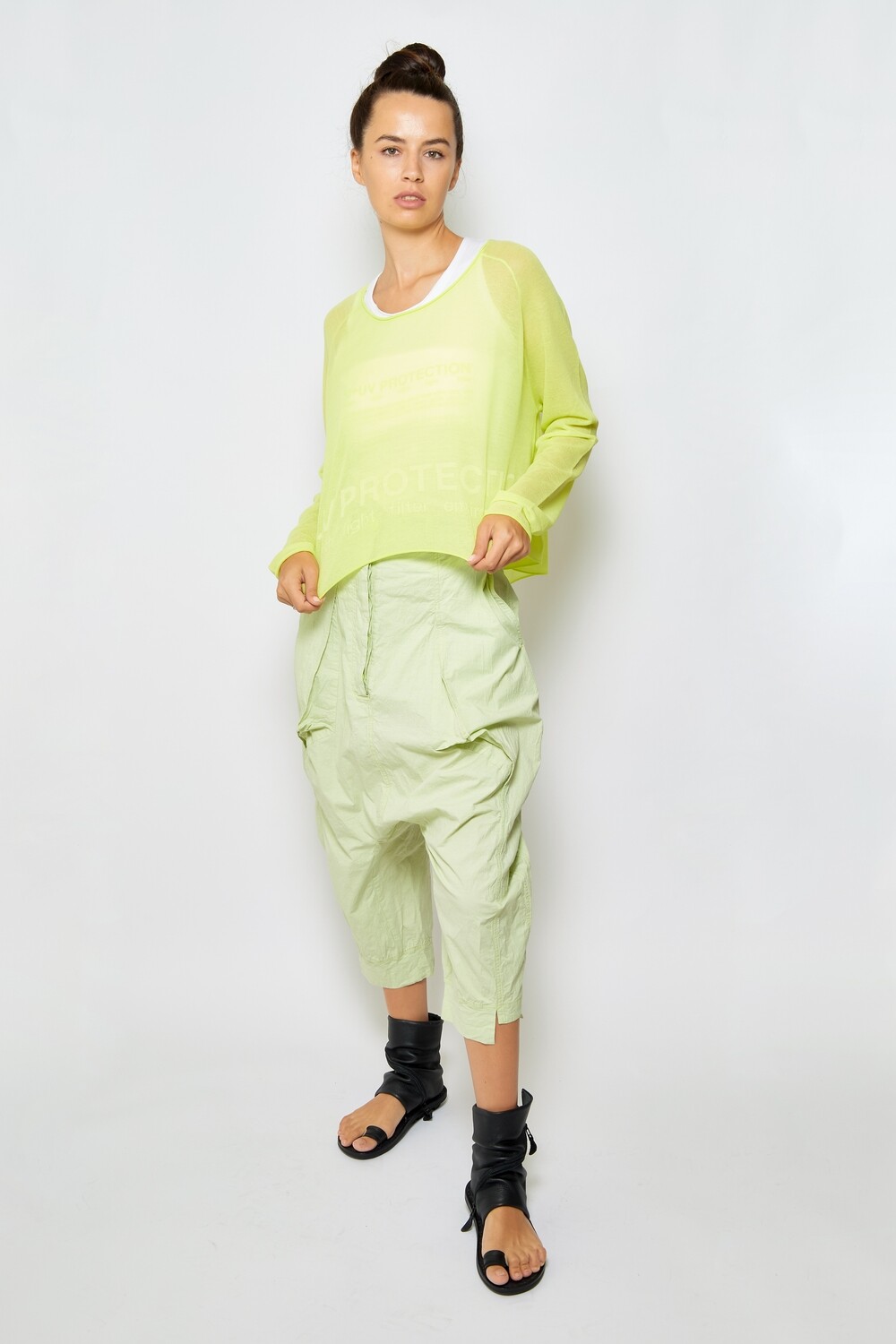 Relaxed Drop Crotch Pants – Modern Minimalist Streetwear