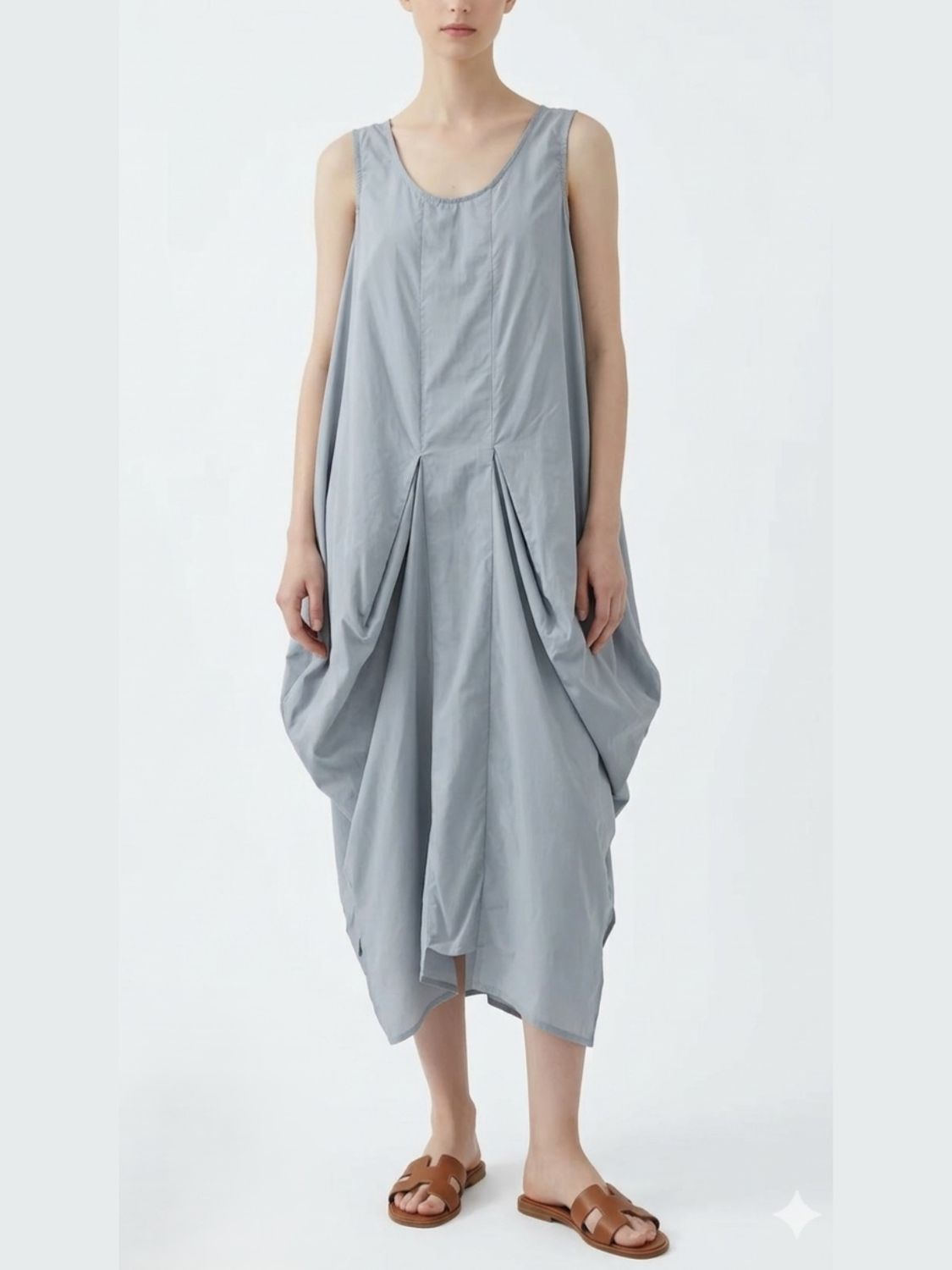 Avant-Garde Draped – Artistic Statement Casual Dress