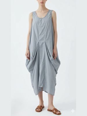 Avant-Garde Draped – Artistic Statement Casual Dress