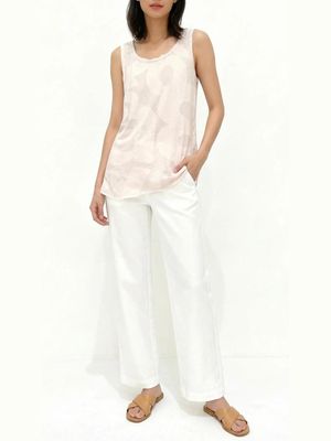 Asymmetrical Sheer Tank Top – Lightweight Layered Statement Piece