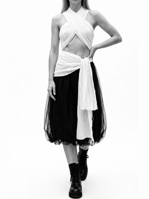 Tulle Midi Skirt – Elegant Layered Mesh Skirt