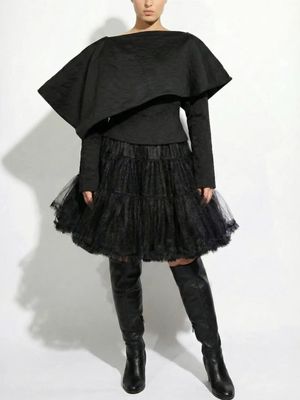 Shimmer Tiered Tulle Mini Skirt – Sparkly Layered Partywear