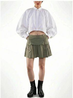 Utility Pleated Mini Skirt – Functional Streetwear Style