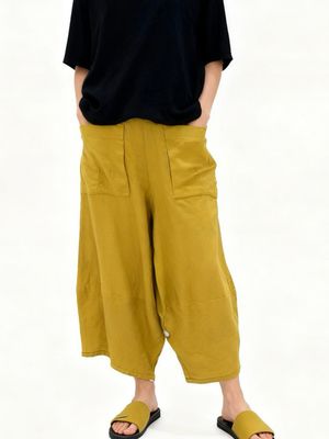 Saffron Sculptural Lantern Trousers
