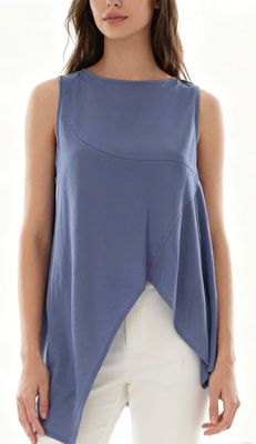 Origami Asymmetric Wrap Top