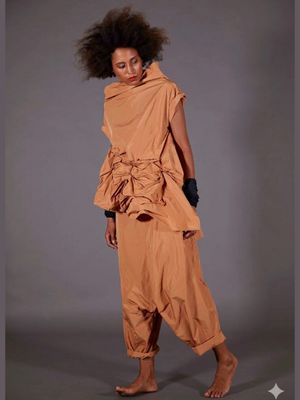 Twisted Volumetric Poplin Top