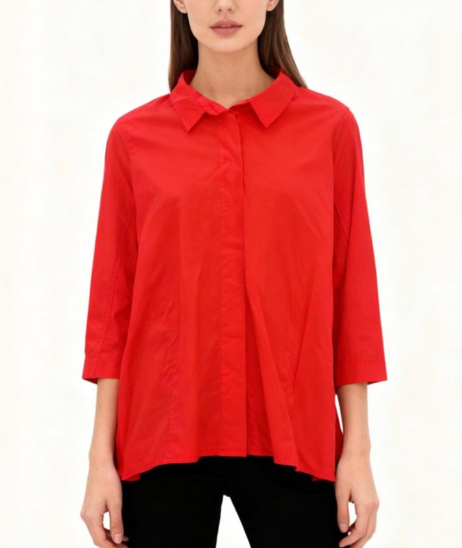 Voluminous Oversized Poplin Shirt