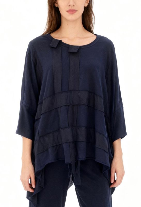 Panelled Lattice Oversized Tunic
