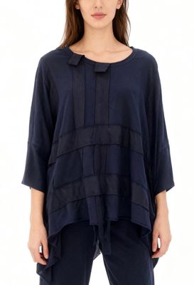 Panelled Lattice Oversized Tunic