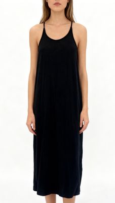 Essential Fluid Column Midi Dress