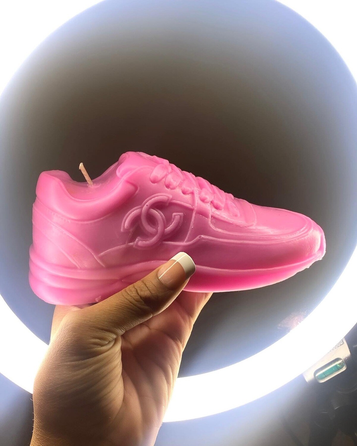 Chanel sneaker candle
