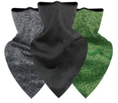 Motor sjaal - Gezichtsjaal - Zwart - Kraag - Motormasker - Skimasker - Gevoerd - Unisex - Uitwasbaar 60 graden - Maat: One size