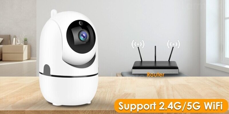 Q-time Premium 1080P Draadloze IP Camera Wit WiFi Babyfoon CCTV Indoor 2.4Ghz & 5Ghz Wifi Beveiligings Camera 2-Weg Audio Instelbare Bewegingsdetectie Ondersteund Amazon Echo Alexa Google Home Assist Q-time Premium 1080P Draadloze IP Camera Wit WiFi Babyfoon CCTV Indoor 2.4Ghz & 5Ghz Wifi Beveiligings Camera 2-Weg Audio Instelbare Bewegingsdetectie Ondersteund Amazon Echo Alexa Google Home Assist
