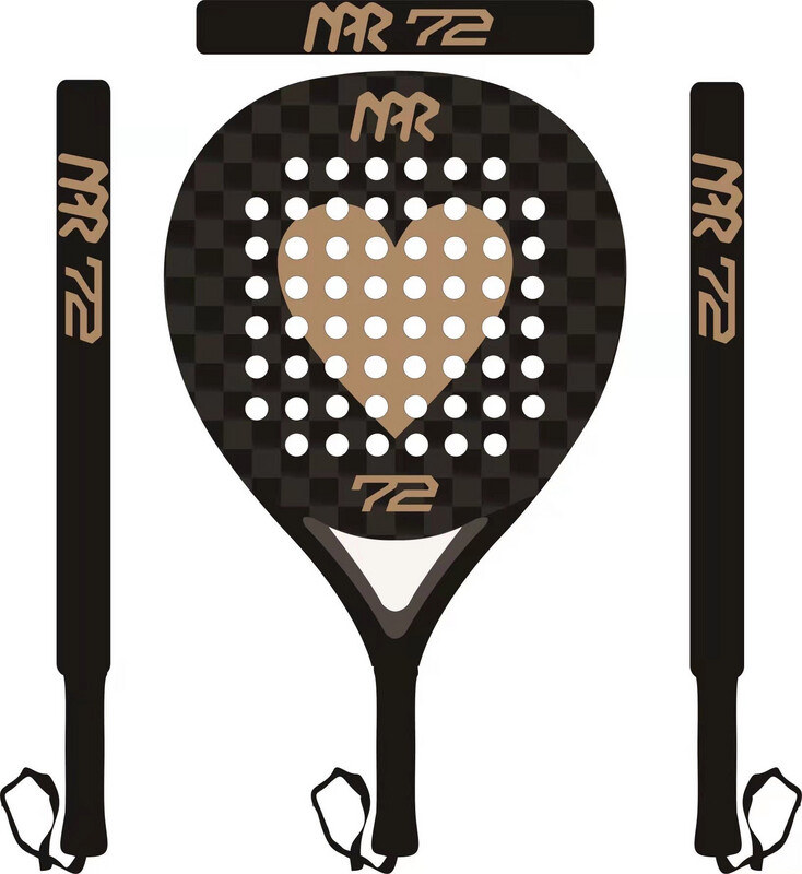 Padel Racket NPR 72 Oftewel Topracket Van Nickie Roeg.