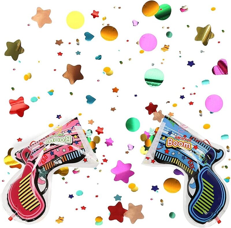 Verjaardagsfeestje Popper, 12-Delige Confetti-Kanonset, Confetti-Shooter Confetti-Kanon Confetti-Pistool (6) en granaat (6) Voor Verjaardagsdecoratie, Bruiloft, Feest, Kerstmis, Halloween Verjaardagsfeestje Popper, 12-Delige Confetti-Kanonset, Confetti-Shooter Confetti-Kanon Confetti-Pistool (6) en granaat (6) Voor Verjaardagsdecoratie, Bruiloft, Feest, Kerstmis, Halloween