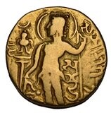 ANCIENT GUPTA EMPIRE SAMUDRAGUPTA 335-380 AD DINAR