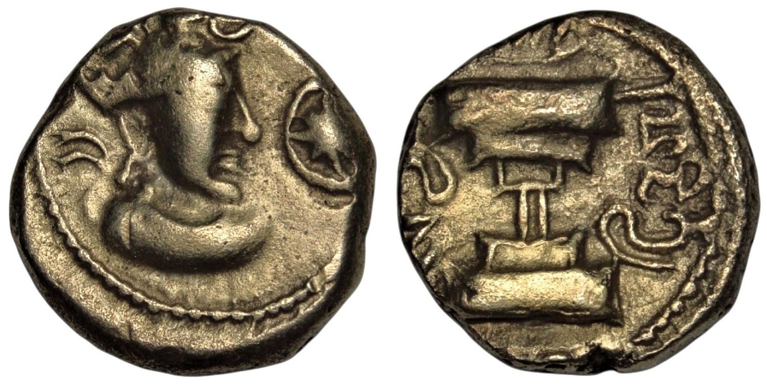 INDO SASANIAN: RANA DATASATYA, Pale Dinar Sind Mint