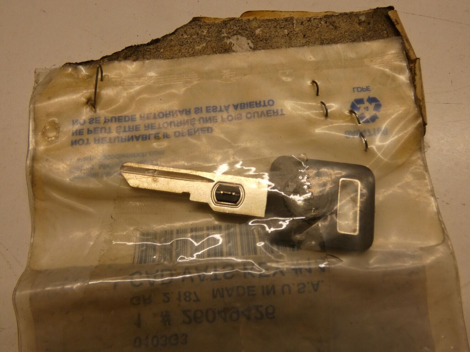 GM Zündschlüssel mit Transponder