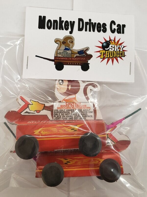Monkey Drives Car (Bag of 2)