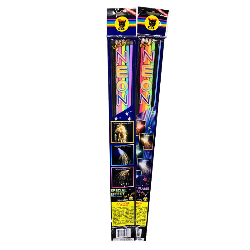Black Cat Neon Sparklers
