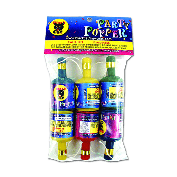 Party Poppers  (6 pk.)