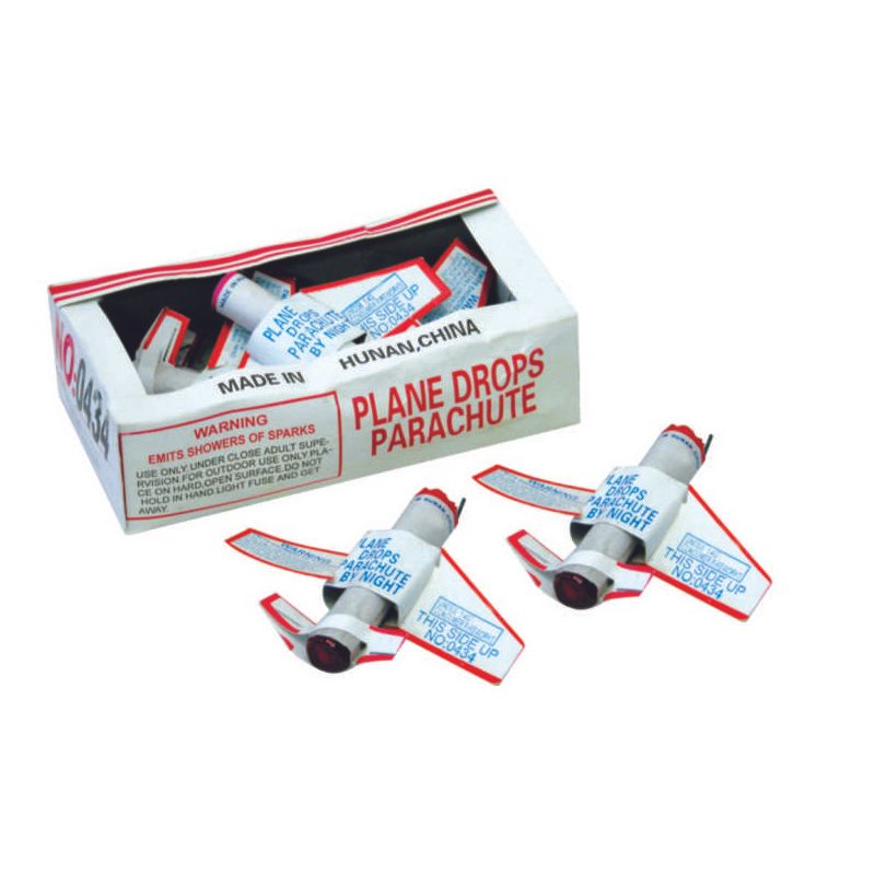 Plane Drops Parachute Box