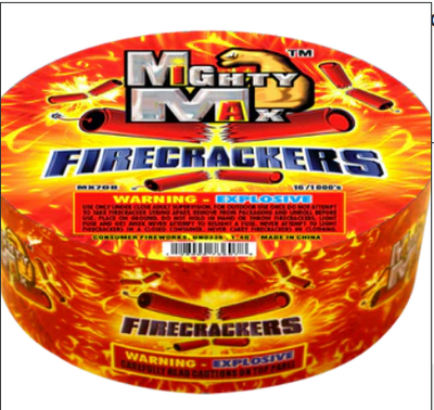 Mighty Max Firecrackers 1000 Roll