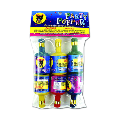 Party Poppers  (6 pk.)
