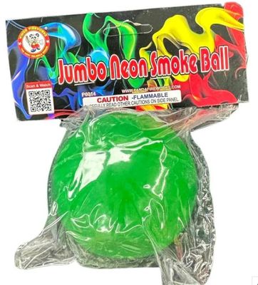 Jumbo Neon Smoke Ball Green Jumbo Neon Smoke Ball Green