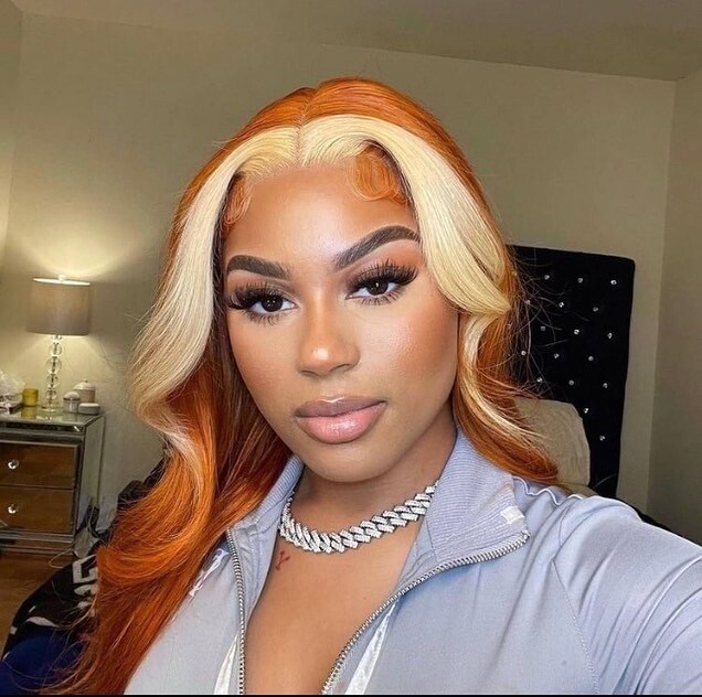 ginger orange with tint