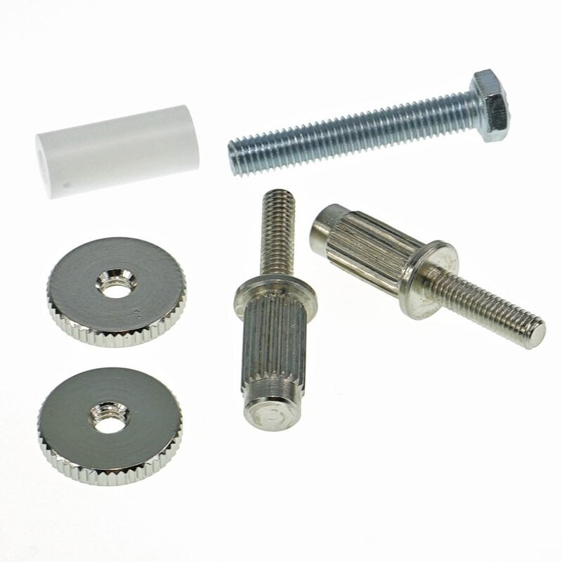 Faber iNsert = Nashville to &#39;59 ABR converter studs,  7mm/4mm, Steel, nickel plated, glossy