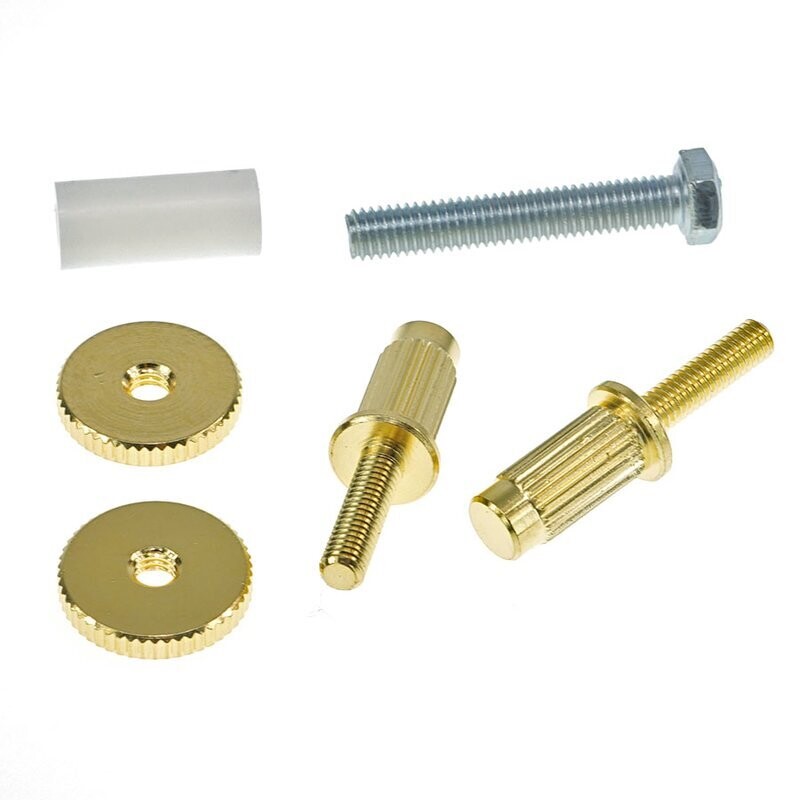 Faber iNsert = Nashville to &#39;59 ABR converter studs,  7mm/4mm, Steel, gold plated, gloss