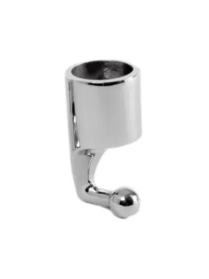 90° cap AISI316 for 25-mm pipe mounting
