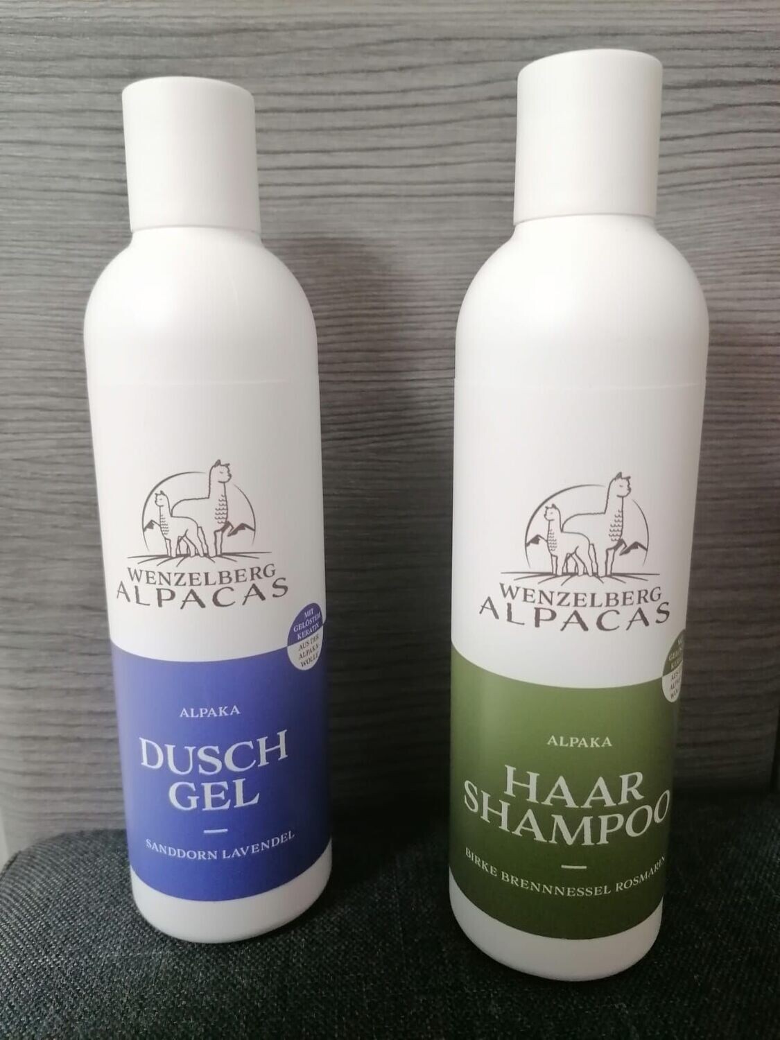 Alpaka Haar Shampoo und Duschgel